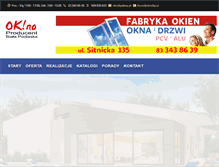 Tablet Screenshot of oknobp.pl